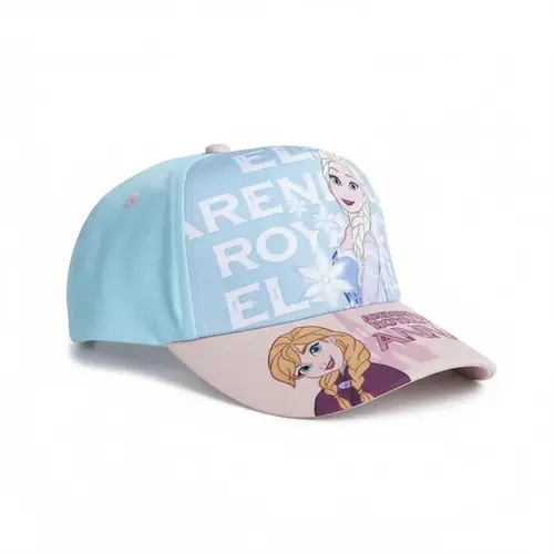 Disney Disney Frozen Elsa en Anna Pet en Zonnebril Set – Blauw/Roze – UV400 Bescherming – Verstelbare Zomer Pet voor Meisjes