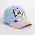 Bluey Bluey en Bingo Pet en Zonnebril Set – Lichtblauw/Roze – UV400 Bescherming – Verstelbare Zomer Pet voor Kinderen