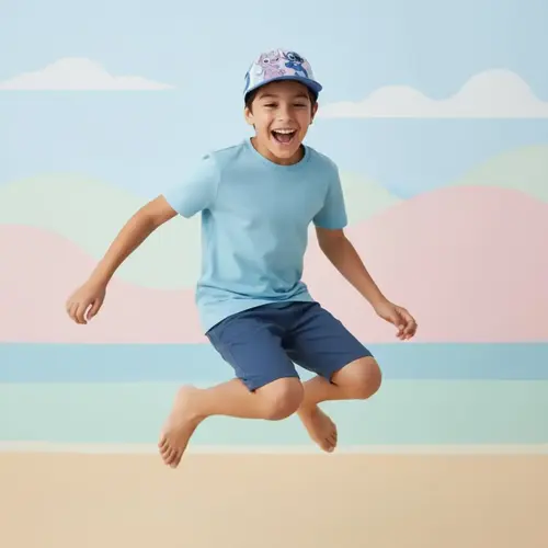 Disney Disney Stitch & Angel Pet – Kinder Pet – Blauw/Roze – Verstelbaar – Zomer Accessoire