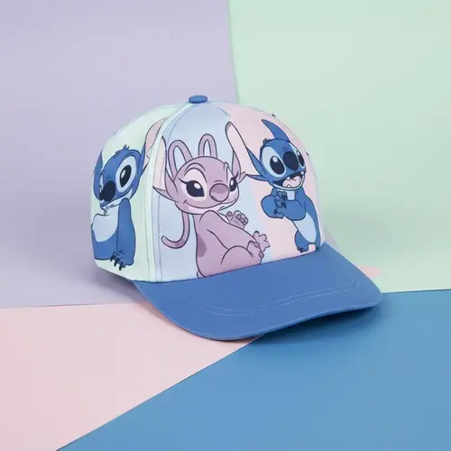 Disney Disney Stitch & Angel Pet – Kinder Pet – Blauw/Roze – Verstelbaar – Zomer Accessoire