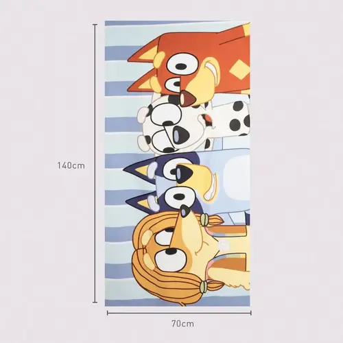 Bluey Bluey Strandlaken – 70x140 cm – Sneldrogend – Lichtgewicht – Strand Handdoek Kind