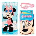 Disney Disney Minnie Mouse Beach Towel with Goggles – Polyester – 70x140 cm – Quick Dry – Beach Set