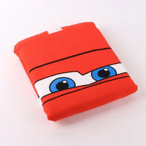 Disney Disney Cars Lightning McQueen Poncho – 55x110 cm – Polyester – Sneldrogend – Strandponcho Kind Jongens