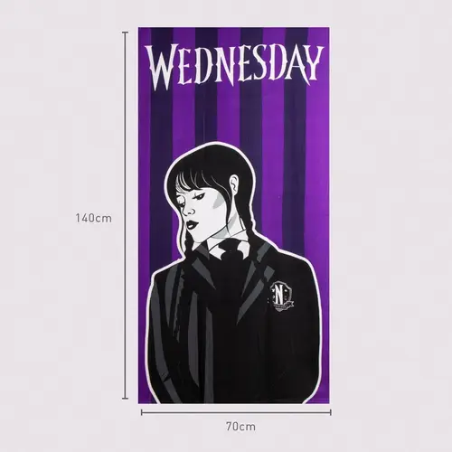 Wednesday Wednesday Strandlaken Meisjes – 70x140 cm – Polyester – Sneldrogend – Strand Handdoek