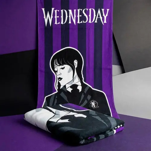 Wednesday Wednesday Strandlaken Meisjes – 70x140 cm – Polyester – Sneldrogend – Strand Handdoek