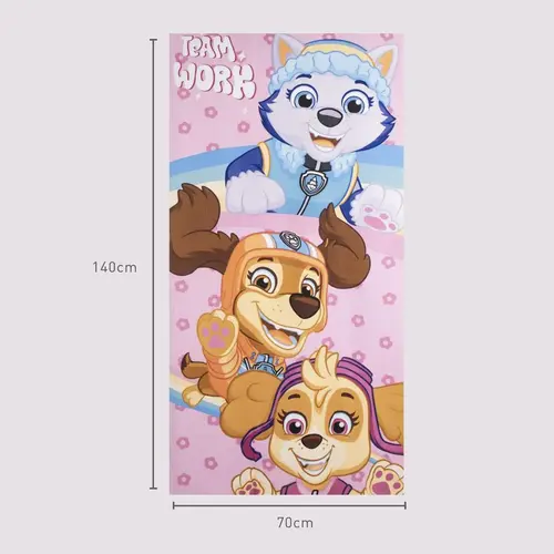 Nickelodeon Paw Patrol Strandlaken Meisjes – 70x140 cm – Polyester – Sneldrogend – Strand Handdoek