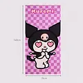 Hello Kitty Hello Kitty Kuromi Beach Towel Girls – 70x140 cm – Polyester – Quick Dry – Beach Towel Hello Kitty Hello Kitty Kuromi Beach Towel Girls – 70x140 cm – Polyester – Quick Dry – Beach Towel