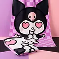 Hello Kitty Hello Kitty Kuromi Beach Towel Girls – 70x140 cm – Polyester – Quick Dry – Beach Towel Hello Kitty Hello Kitty Kuromi Beach Towel Girls – 70x140 cm – Polyester – Quick Dry – Beach Towel