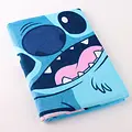 Disney Stitch Strandlaken Katoen 70x140 cm – Disney Strandhanddoek Jongens en Meisjes – Blauw Roze