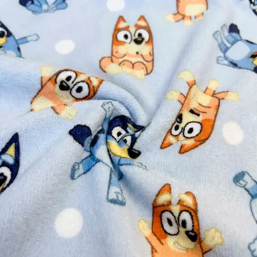 Bluey Bluey Poncho Handdoek Kinderen – Strandponcho – Sneldrogend Polyester – Met Capuchon – Blauw