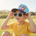 Bluey Bluey Pet met Zonnebril Kinderen – Zomer Set – UV400 Bescherming – Verstelbare Cap – Officieel Gelicenseerd