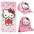 Hello Kitty Hello Kitty Beach Bag Towel & Cap Set – Kids Beach Set – Hello Kitty Bag Towel Cap – Summer Set Hello Kitty Hello Kitty Beach Bag Towel & Cap Set – Kids Beach Set – Hello Kitty Bag Towel Cap – Summer Set