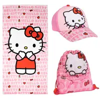 Hello Kitty Strand Set Zwemtas Handdoek Pet
