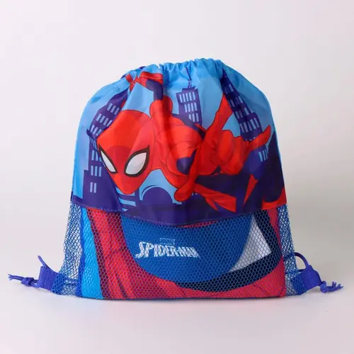 Marvel Spiderman Zwemtas Strandlaken & Pet Set – Strand Set Kinderen – Spiderman Tas Handdoek Pet – Zomer Set