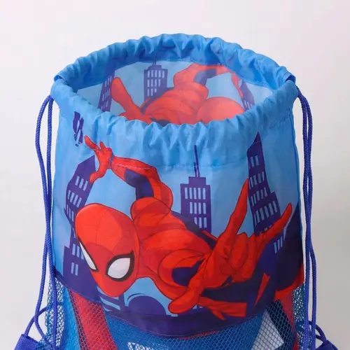 Marvel Spiderman Zwemtas Strandlaken & Pet Set – Strand Set Kinderen – Spiderman Tas Handdoek Pet – Zomer Set