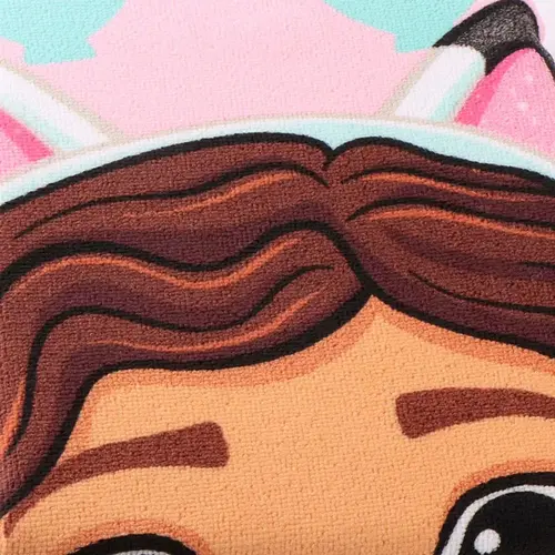 Gabby's Poppenhuis Gabby’s Poppenhuis Poncho – Kinder Strandponcho met Capuchon – Sneldrogend – Meisjes Badponcho