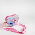 Disney Stitch en Angel Tasje Hartvorm – Schoudertas Kinderen – Meisjes Tas Stitch Angel – Verstelbare Band