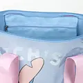 Disney Disney Stitch Strandtas – Grote Strandtas Dames – Shopper met Ritssluiting – Blauwe Strandtas met Schouderbanden
