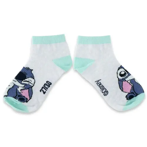 Disney Disney Stitch Sokken Set – 7 Paar – Kindersokken – Meisjes – Comfortabele Enkelsokken – Multicolor