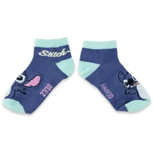 Disney Disney Stitch Sokken Set – 7 Paar – Kindersokken – Meisjes – Comfortabele Enkelsokken – Multicolor