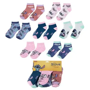 Disney Stitch Sokken Set – 7 Paar – Kinderen