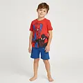 Marvel Marvel Spider-Man Zomerset – Kledingset Jongens – T-shirt en Korte Broek – Miles Morales Print – Rood Blauw – Kinder Zomerkleding
