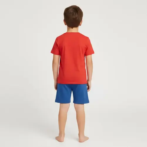 Marvel Marvel Spider-Man Zomerset – Kledingset Jongens – T-shirt en Korte Broek – Miles Morales Print – Rood Blauw – Kinder Zomerkleding