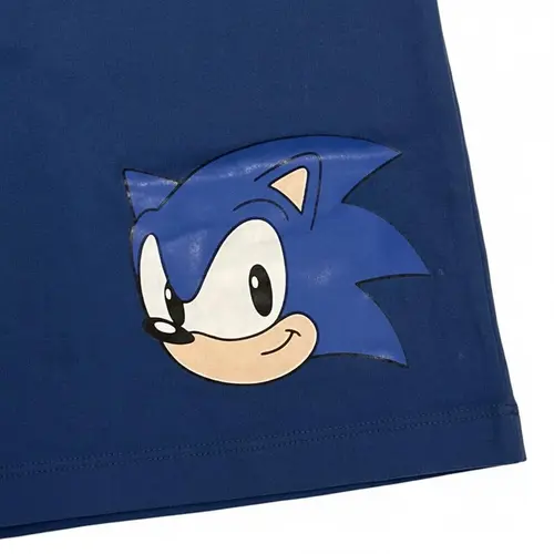 Sonic the Hedgehog Sonic the Hedgehog Zomerset Jongens – T-shirt en Korte Broek Set – Kinder Kledingset Zomer – Blauw – Casual Outfit