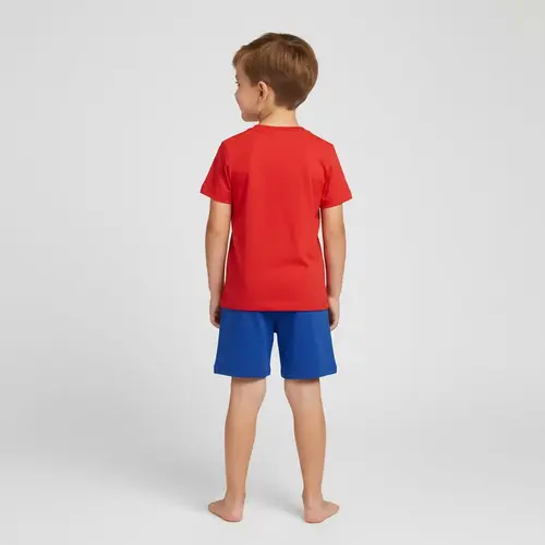 Marvel Spidey Zomerset Jongens – T-shirt en Korte Broek Set – Kinder Kledingset Zomer – Marvel Spidey Outfit – Rood Blauw