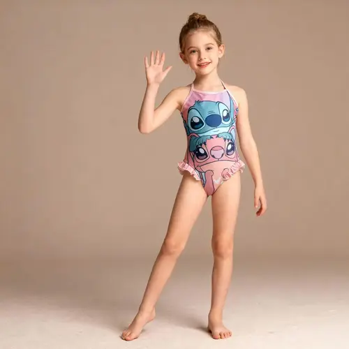 Disney Stitch en Angel Badpak Meisjes – Zomer Zwemkleding – Disney Badpak – Officieel Gelicenseerd Disney Stitch en Angel Badpak Meisjes – Zomer Zwemkleding – Disney Badpak – Officieel Gelicenseerd