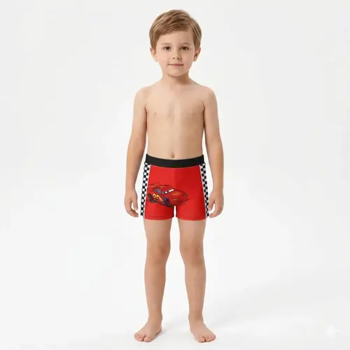 Disney Disney Cars Zwembroek Jongens – Lightning McQueen Zwemshort – Zomer Zwemkleding – Officieel Gelicenseerd