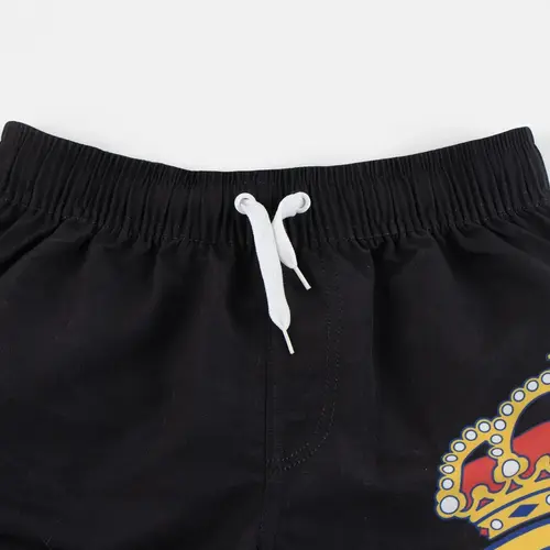 Nasa Real Madrid Zwembroek Jongens – Zwarte Zwemshort met Clublogo – Zomer Zwemkleding – Officieel Gelicenseerd