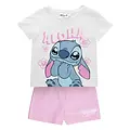 Disney Disney Stitch Bekleidungsset Mädchen – Aloha T-Shirt und Rosa Shorts – Sommer Set – Offiziell Lizenziert