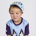 Bluey Bluey Kledingset Jongens – T-Shirt en Short Blauw Paars – Zomer Outfit – Officieel Gelicenseerd