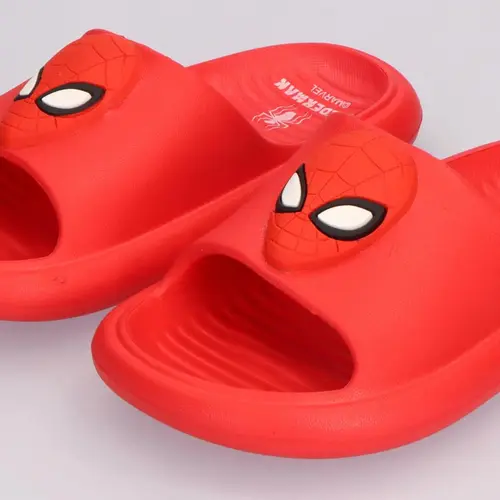 Marvel Spiderman Slippers Jongens – Rode Badslippers – Marvel – Zomerschoenen – Officieel Gelicenseerd