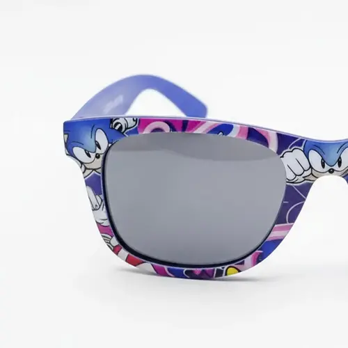 Sonic the Hedgehog Sonic Pet met Zonnebril Set Kind – Blauwe Cap Jongens – Zomer Accessoires