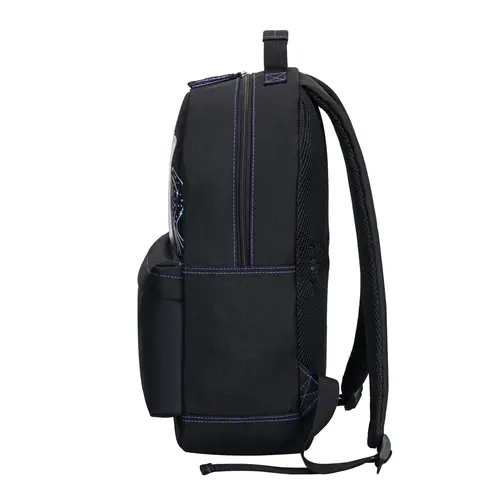 Kpop Demon Hunters Kpop Demon Hunters Backpack 43 cm Boys and Girls – Black – School Bag with Front Pocket