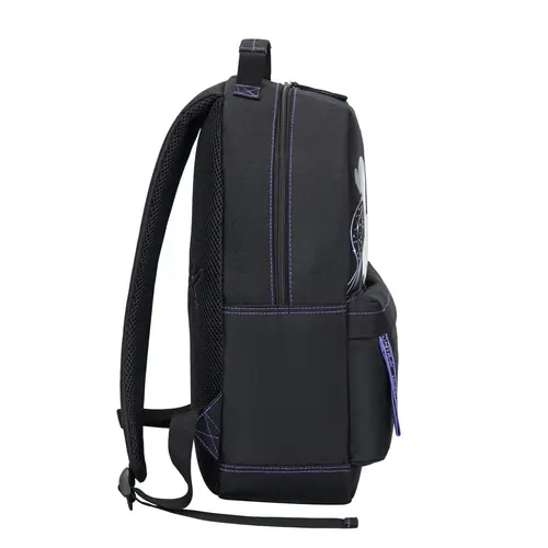 Kpop Demon Hunters Kpop Demon Hunters Backpack 43 cm Boys and Girls – Black – School Bag with Front Pocket