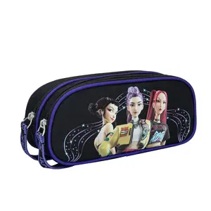 Kpop Demon Hunters Kpop Demon Hunters Pencil Case Black