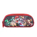 Super Mario Mario Kart pencil case boys black red – double pencil case with 2 compartments – school pencil case with zipper – ideal for pens and school supplies Super Mario Mario Kart pencil case boys black red – double pencil case with 2 compartments – school pencil case with zipper – ideal for pens and school supplies
