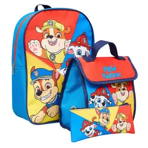 Nickelodeon Paw Patrol rugzak set jongens meisjes 34 cm 3-delig