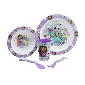 Gabby's Poppenhuis Gabby's Dollhouse eetset 5 delig meisjes