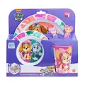 Nickelodeon Paw Patrol dining set 5 piece – Skye and Everest – plate bowl cup cutlery – kids tableware set microwave safe