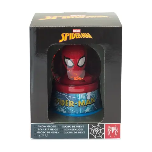 Marvel Spiderman Sneeuwbol Jongens – Marvel Sneeuwbol met Glitters – Decoratie Cadeau