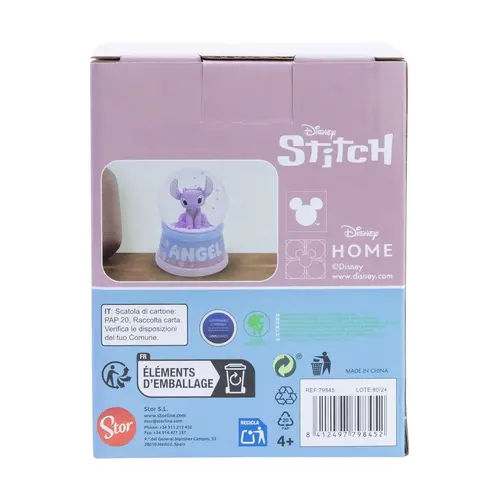 Disney Disney Stitch Angel Sneeuwbol Meisjes – Glitter Snow Globe Decoratie Cadeau