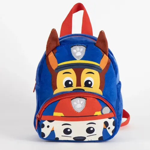 Nickelodeon Paw Patrol Rugzak Jongens – Chase Peuter Rugzak 3D – Blauw Rood – 22 cm
