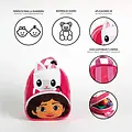 Gabby's Poppenhuis Gabby's Dollhouse Backpack Girls – Toddler Backpack 3D – Pink – 22 cm