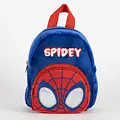 Marvel Spidey Rucksack Kleinkind Jungen – 3D Rucksack – Blau Rot – 22 cm