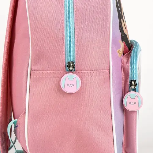 Gabby's Poppenhuis Gabby’s Poppenhuis Rugzak Meisjes – Kinder Rugzak – Roze – 30 cm – Doorzichtig Voorvak