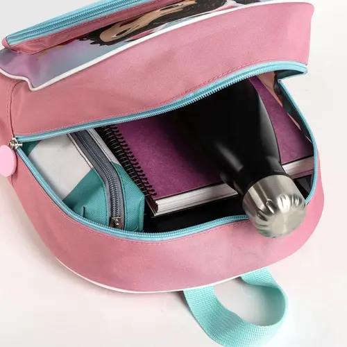 Gabby's Poppenhuis Gabby’s Poppenhuis Rugzak Meisjes – Kinder Rugzak – Roze – 30 cm – Doorzichtig Voorvak